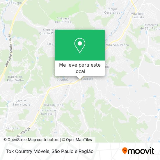 Tok Country Móveis mapa