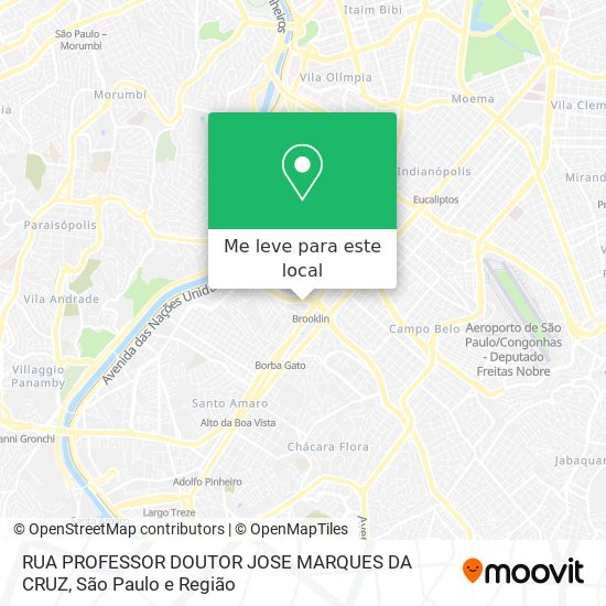 RUA PROFESSOR DOUTOR JOSE MARQUES DA CRUZ mapa