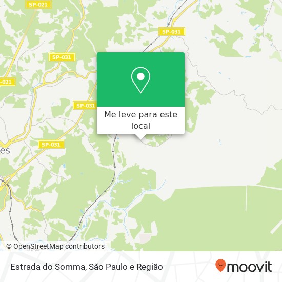 Estrada do Somma mapa