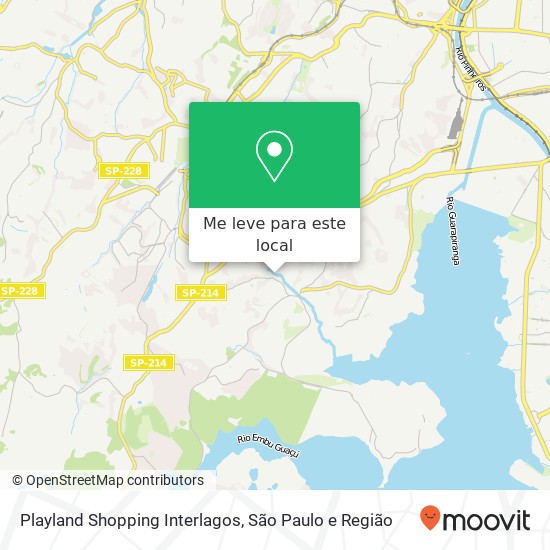 Playland Shopping Interlagos mapa