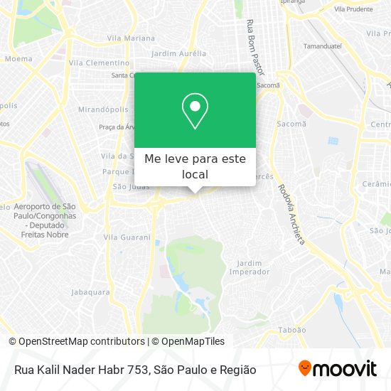Rua Kalil Nader Habr 753 mapa