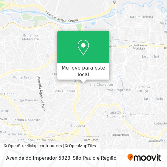 Avenida do Imperador 5323 mapa