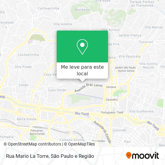 Rua Mario La Torre mapa
