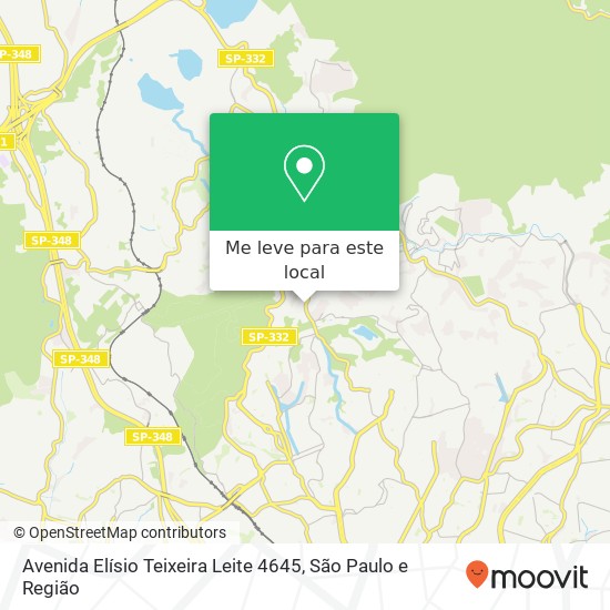 Avenida Elísio Teixeira Leite 4645 mapa