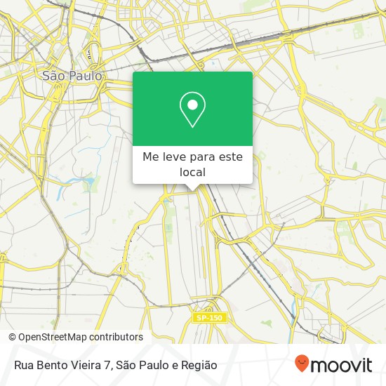 Rua Bento Vieira 7 mapa