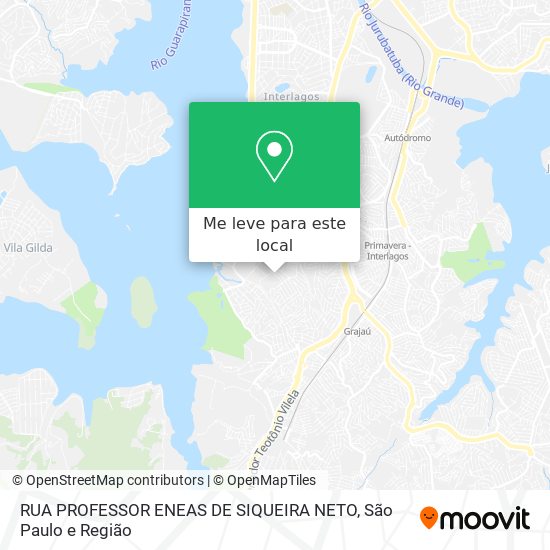 RUA PROFESSOR ENEAS DE SIQUEIRA NETO mapa