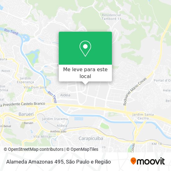 Alameda Amazonas 495 mapa