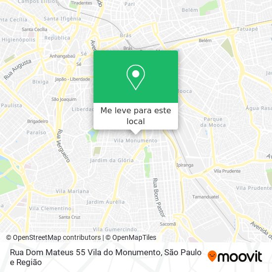 Rua Dom Mateus  55   Vila do Monumento mapa