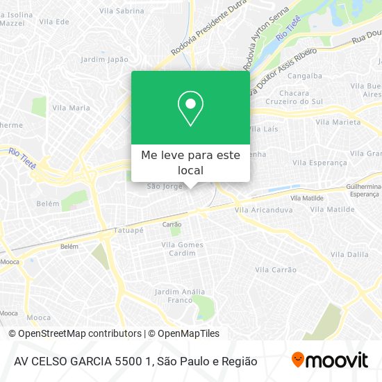 AV CELSO GARCIA 5500 1 mapa