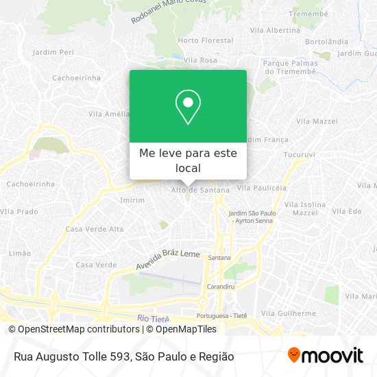 Rua Augusto Tolle 593 mapa