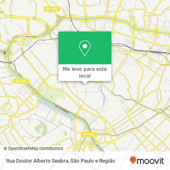 Rua Doutor Alberto Seabra mapa