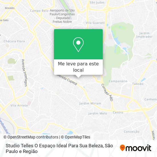 Studio Telles O Espaço Ideal Para Sua Beleza mapa