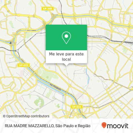 RUA MADRE MAZZARELLO mapa