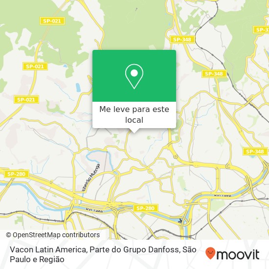 Vacon Latin America, Parte do Grupo Danfoss mapa