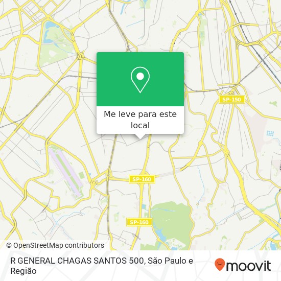 R GENERAL CHAGAS SANTOS 500 mapa