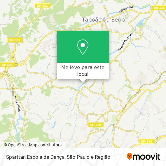 Sparttan Escola de Dança mapa