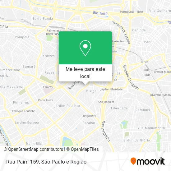 Rua Paim 159 mapa