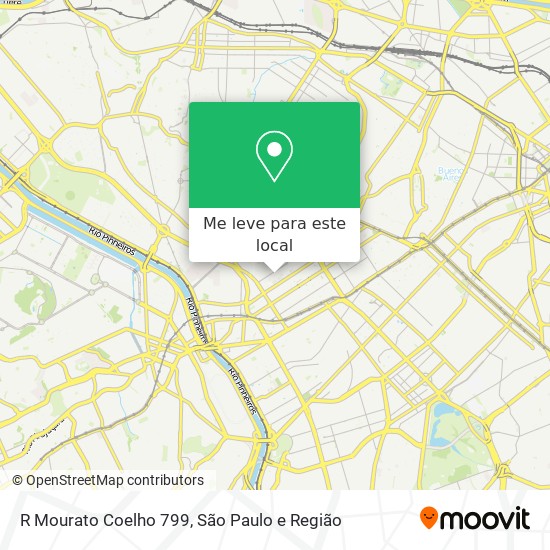 R Mourato Coelho 799 mapa