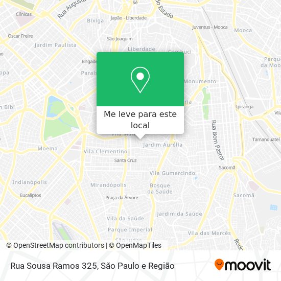 Rua Sousa Ramos 325 mapa