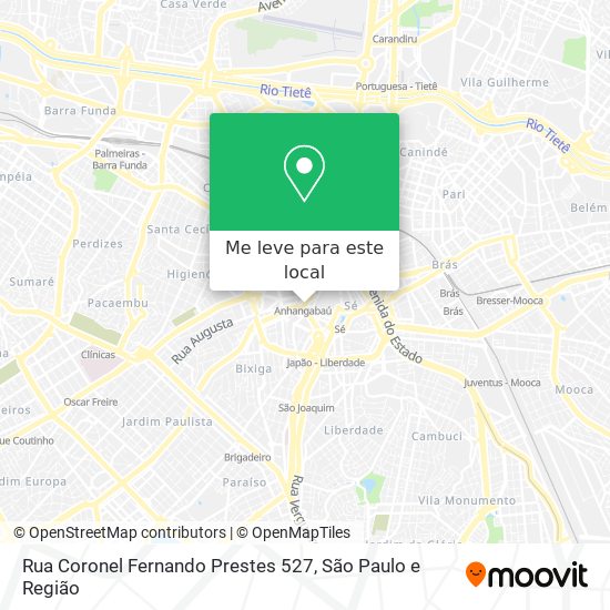 Rua Coronel Fernando Prestes 527 mapa