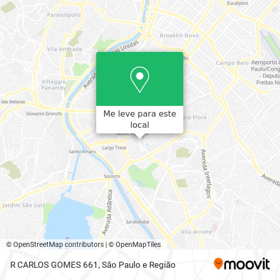 R CARLOS GOMES 661 mapa