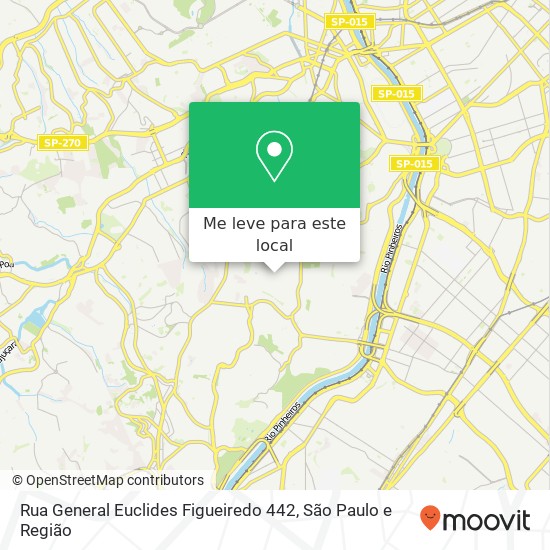 Rua General Euclides Figueiredo 442 mapa