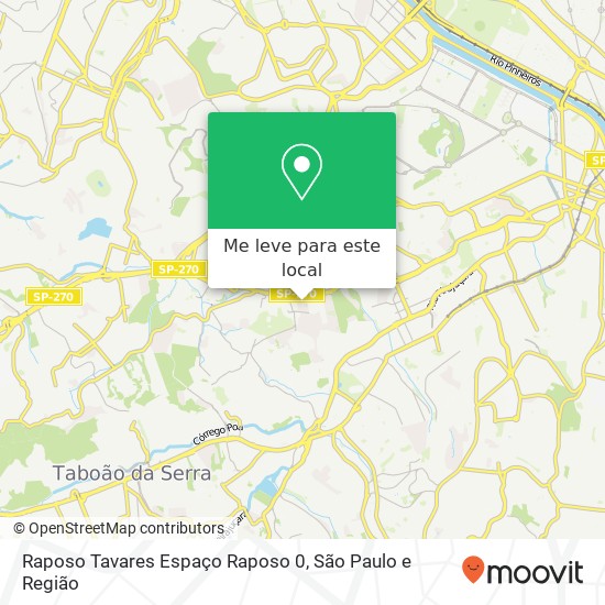 Raposo Tavares   Espaço Raposo  0 mapa