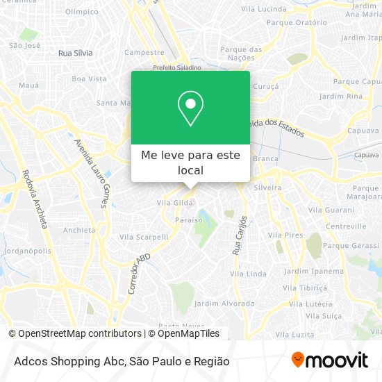 Adcos Shopping Abc mapa