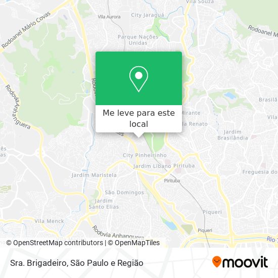 Sra. Brigadeiro mapa