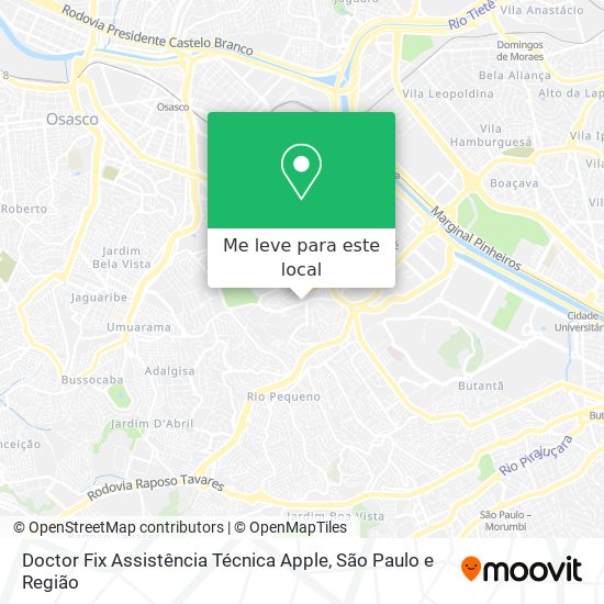 Doctor Fix Assistência Técnica Apple mapa