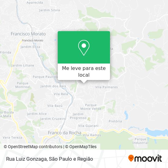 Rua Luiz Gonzaga mapa