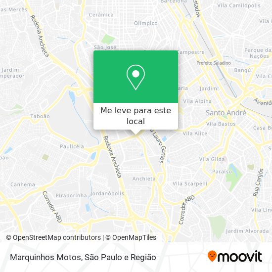 Marquinhos Motos mapa
