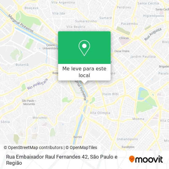 Rua Embaixador Raul Fernandes 42 mapa