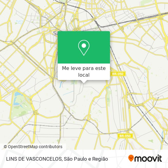 LINS DE VASCONCELOS mapa