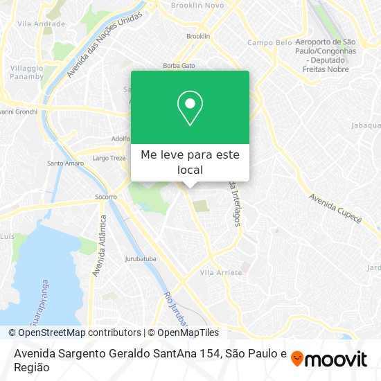 Avenida Sargento Geraldo SantAna  154 mapa