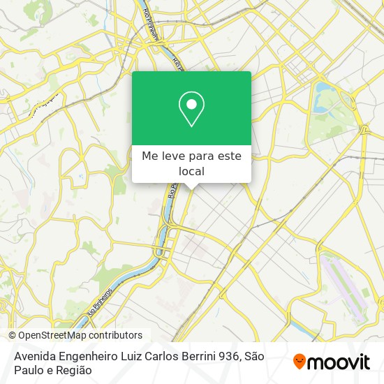 Avenida Engenheiro Luiz Carlos Berrini 936 mapa