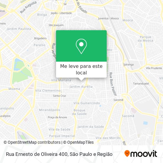 Rua Ernesto de Oliveira 400 mapa