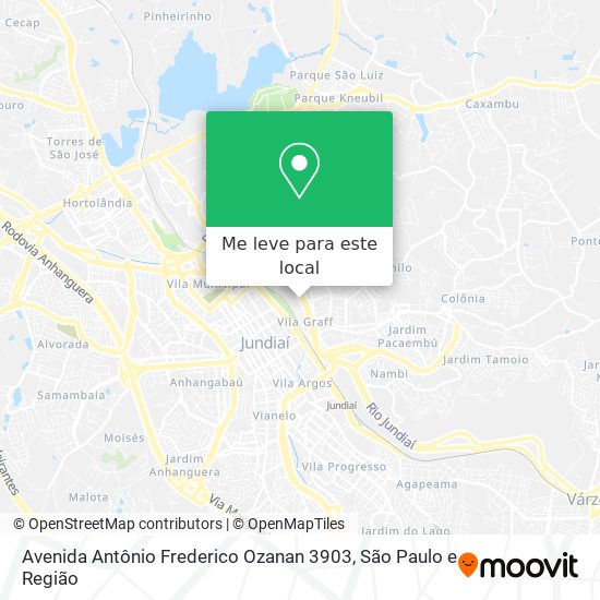 Avenida Antônio Frederico Ozanan 3903 mapa