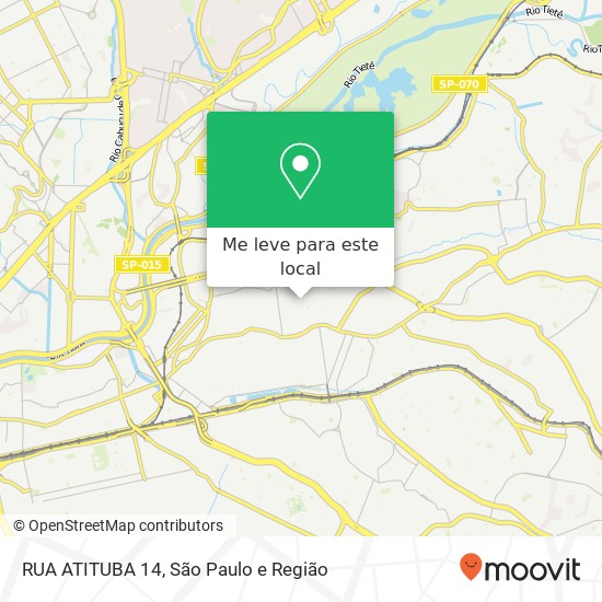 RUA ATITUBA 14 mapa