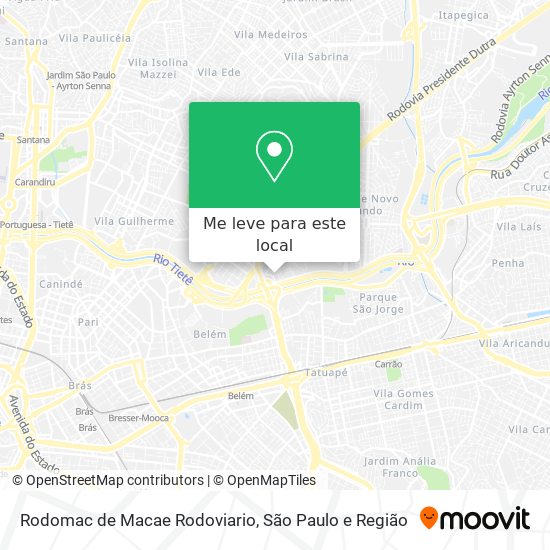 Rodomac de Macae Rodoviario mapa