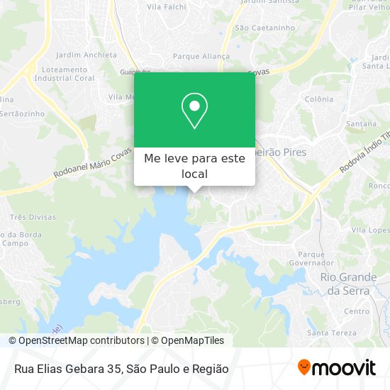 Rua Elias Gebara 35 mapa
