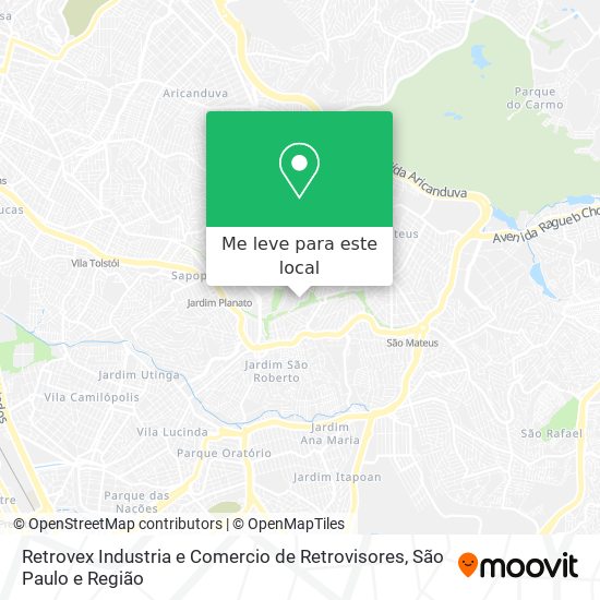 Retrovex Industria e Comercio de Retrovisores mapa