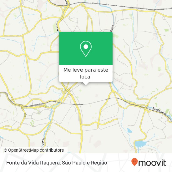 Fonte da Vida Itaquera mapa