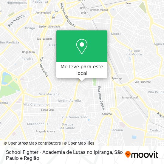 School Fighter - Academia de Lutas no Ipiranga mapa
