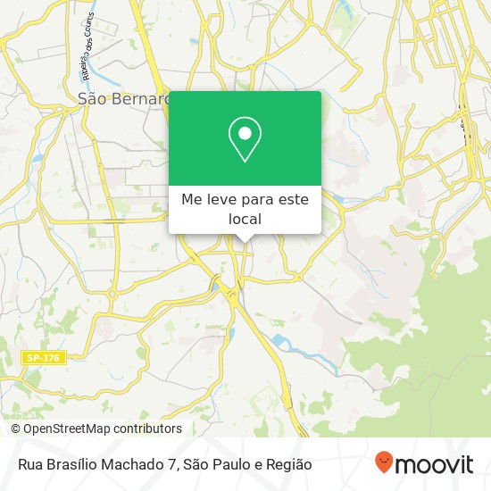 Rua Brasílio Machado 7 mapa