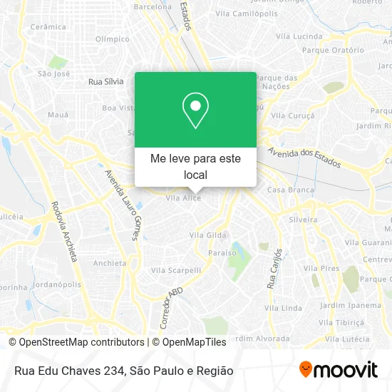 Rua Edu Chaves 234 mapa