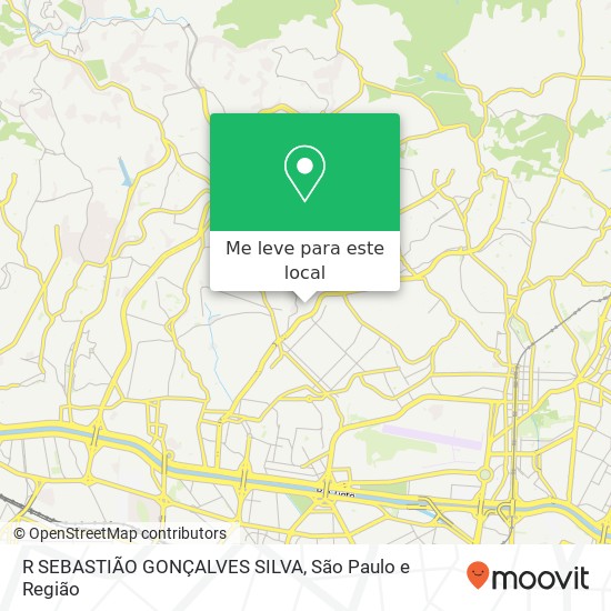 R SEBASTIÃO GONÇALVES SILVA mapa