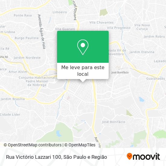 Rua Victório Lazzari 100 mapa