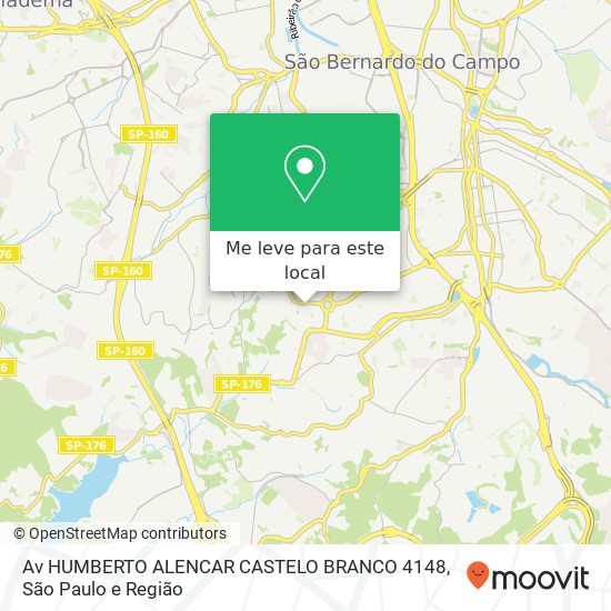 Av HUMBERTO ALENCAR CASTELO BRANCO 4148 mapa