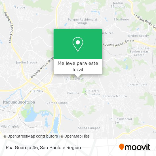 Rua Guaruja  46 mapa